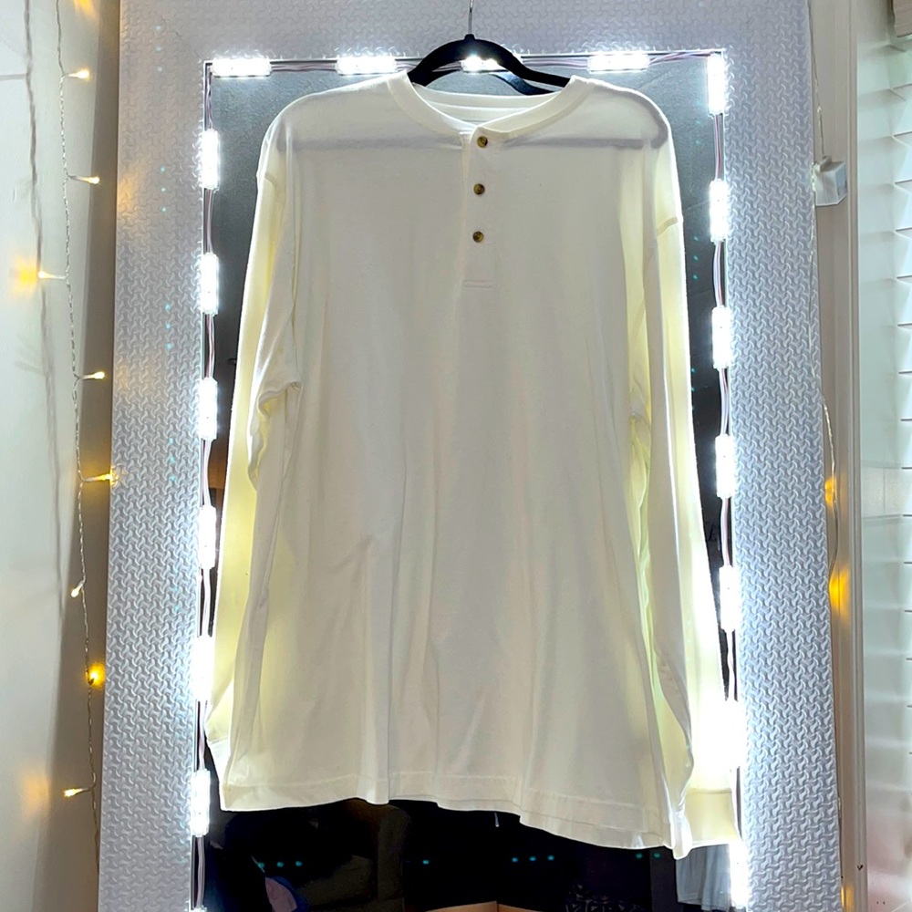 LL Bean 3 Button Up Long Sleeve